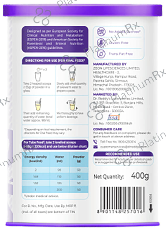 Dr. Reddy's Celevida Maxx EN Powder Vanilla