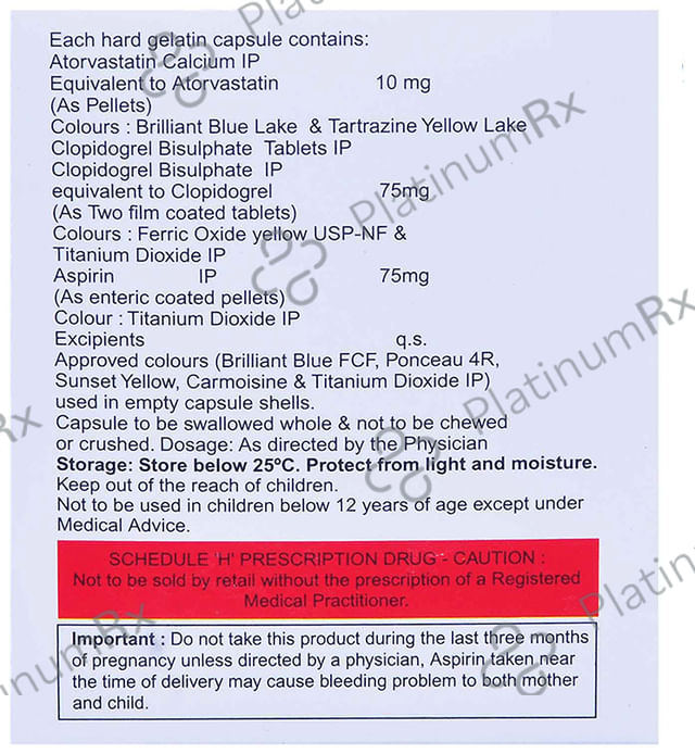 Atorsave Gold Capsule 10s
