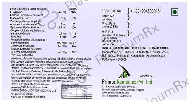 Thyrorich Plus Tablet 10s
