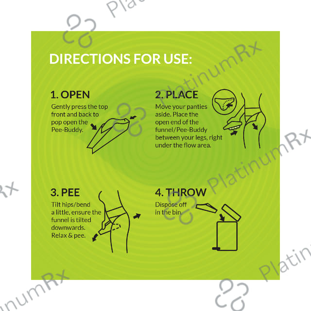 PeeBuddy Disposal Urinary Device for Female 40 units