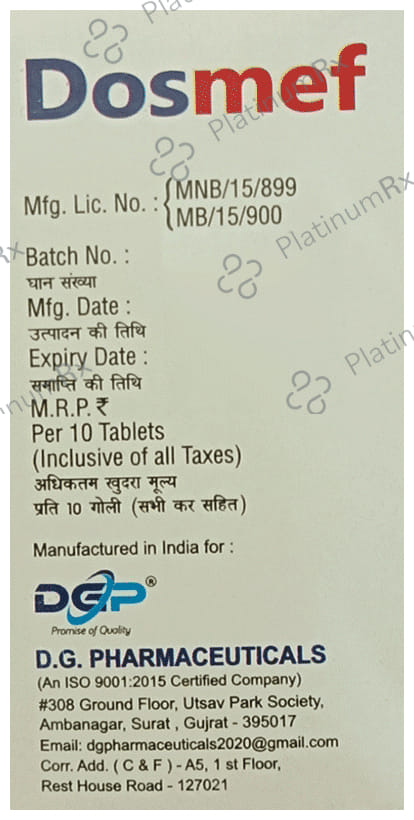 Dosmef Tablet