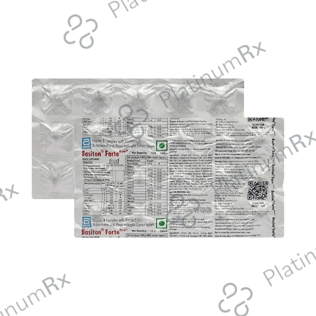 New Basiton Forte Gluten Free Tablet 15s