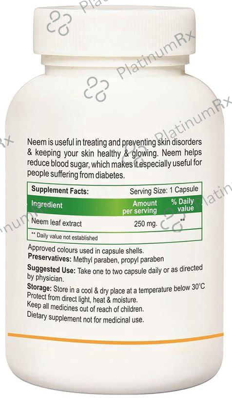 Biotrex Neem 250mg Capsule