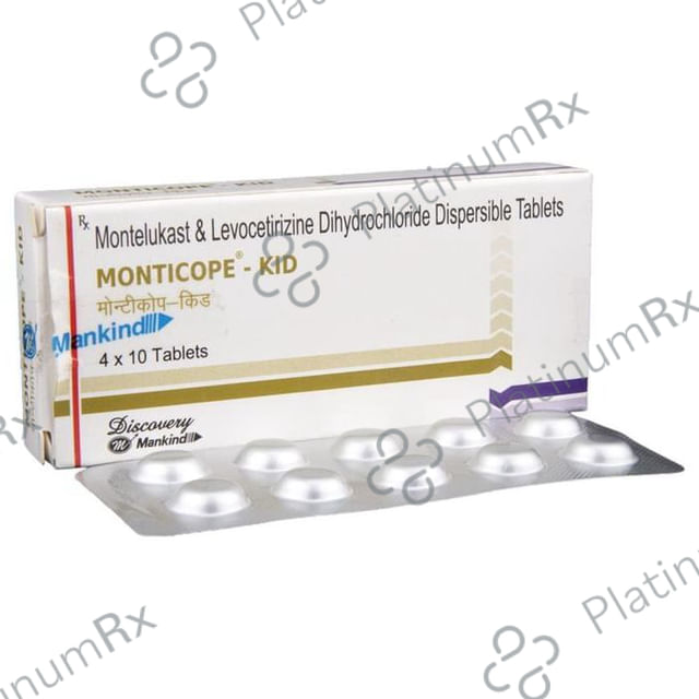 Monticope Kid 2.5/4mg Tablet 10s