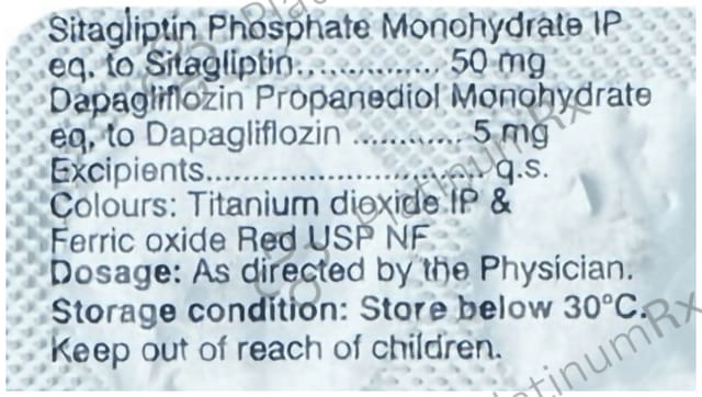 Dapaturn S 5/50mg Tablet 10s