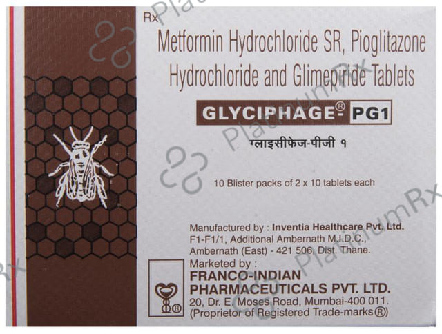 Glyciphage PG 1mg Tablet SR 10s