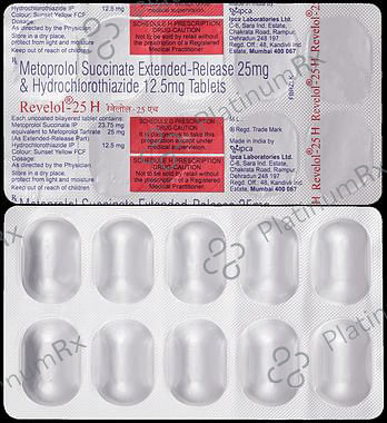 Revelol 25H 12.5/25mg Tablet ER 10s