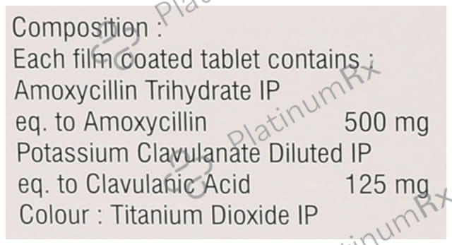 Mordica 500mg/125mg Tablet
