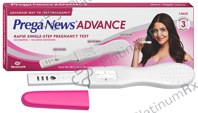 Prega News Advance Pregnancy Rapid Single Step Test Kit 1s