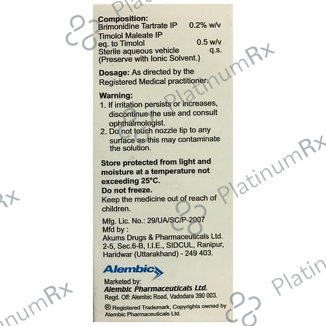 Albrim T Eye Drop 5ml