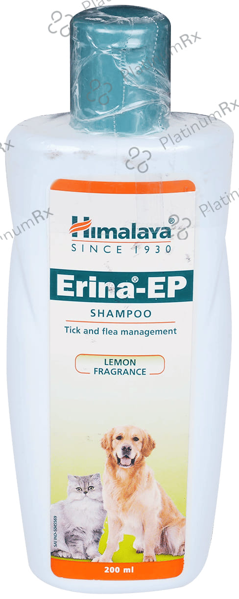Himalaya Pet Care Himalaya Erina-EP Tick and Flea Control Shampoo (For Pets) Lemon Fragrance