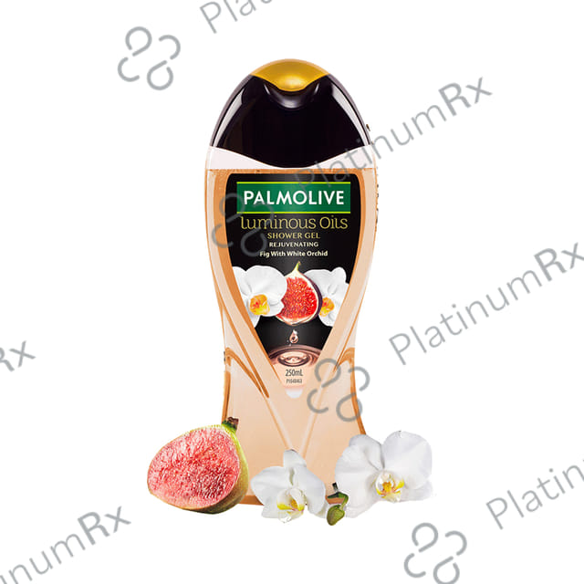 Palmolive Rejuvenating Fig Oil with White Orchid Luminous Oils Shower Gel