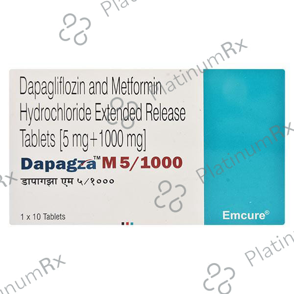 Dapagza M 5mg/1000mg Tablet