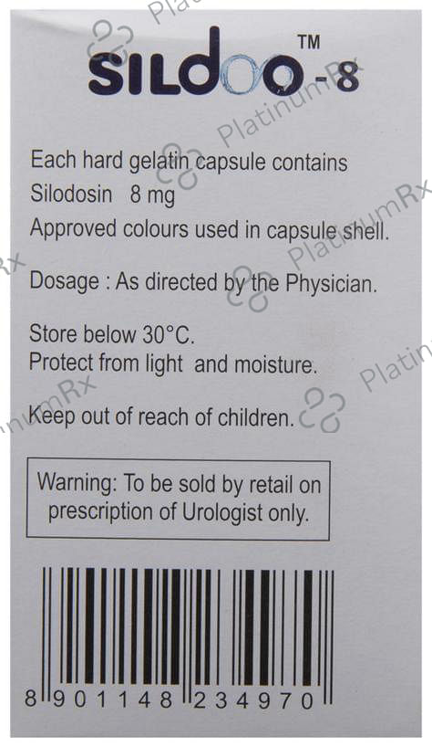 Sildoo 8mg Capsule 10s