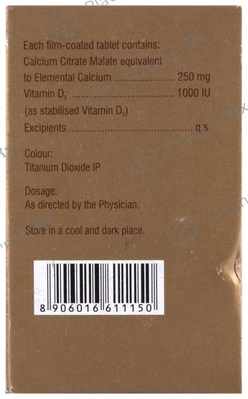New Zecal Gold 250mg/0.25mcg Tablet 30s