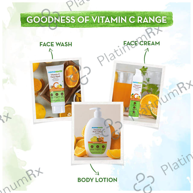 Mamaearth Vitamin C Body Wash - Paraben & SLS-Free - For All Skin Types
