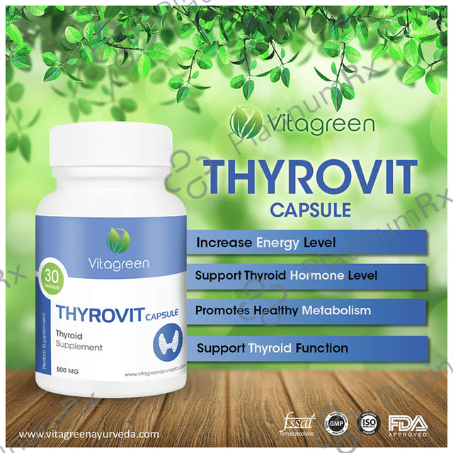 Vitagreen Thyrovit 500mg Capsule