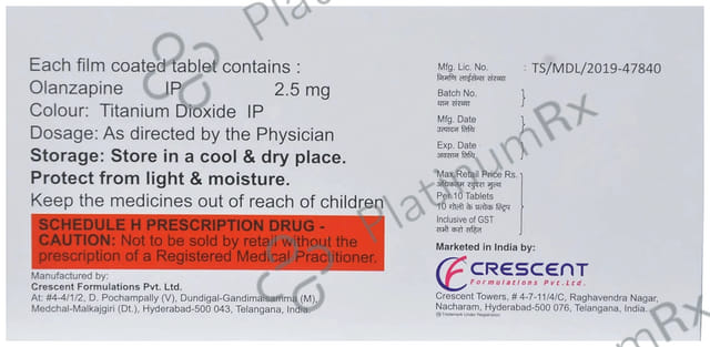 Olpin 2.5mg Tablet