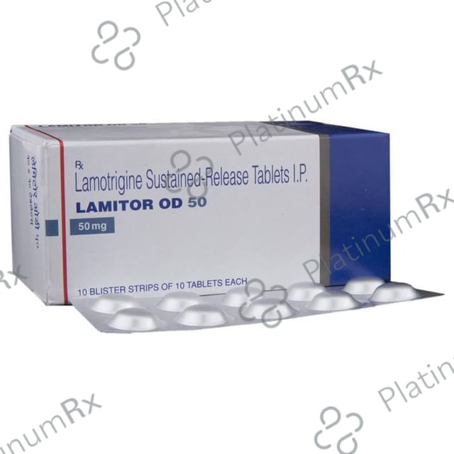 Lamitor OD 50mg Tablet SR 10s