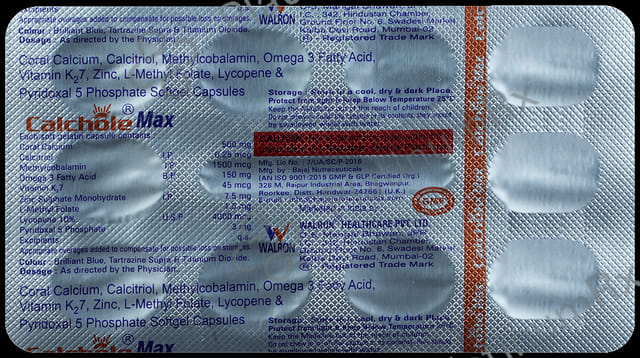 Calchole Max Soft Gelatin Capsule 10s