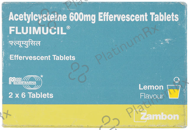 Fluimucil 600mg Effervescent Tablet 6s