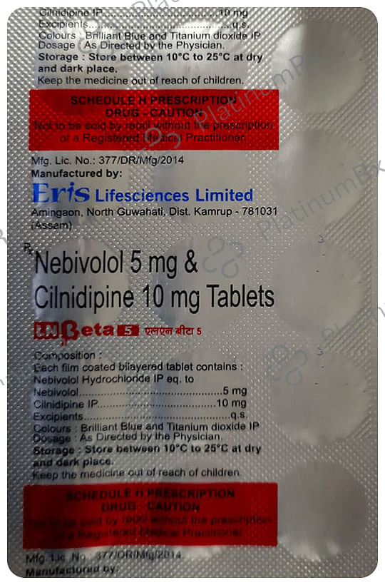 Lnbeta 5/10mg Tablet 15s