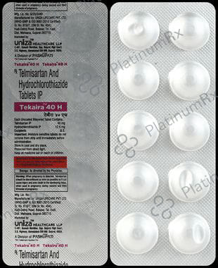 Tekaira H 40mg/12.5mg Tablet
