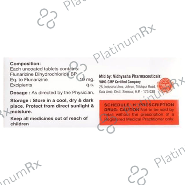 Flucalm 10mg Tablet 10s