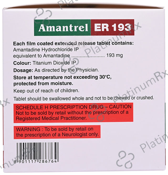 Amantrel 193mg ER Tablet 10s