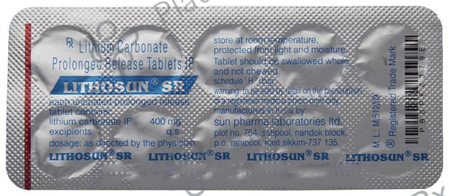 Lithosun SR 400mg Tablet 10s