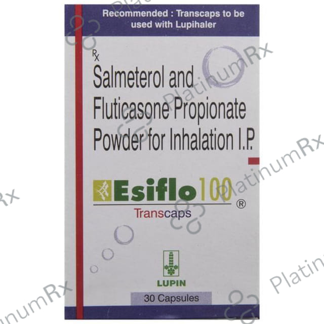 Esiflo 50/100mcg Transcaps 30s