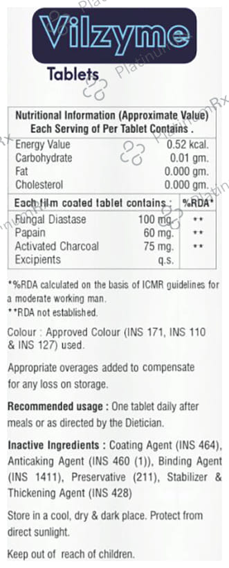 Vilzyme Tablet 15s