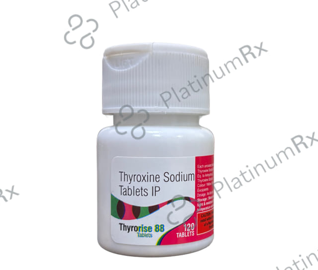Thyrorise 88mcg Tablet 120