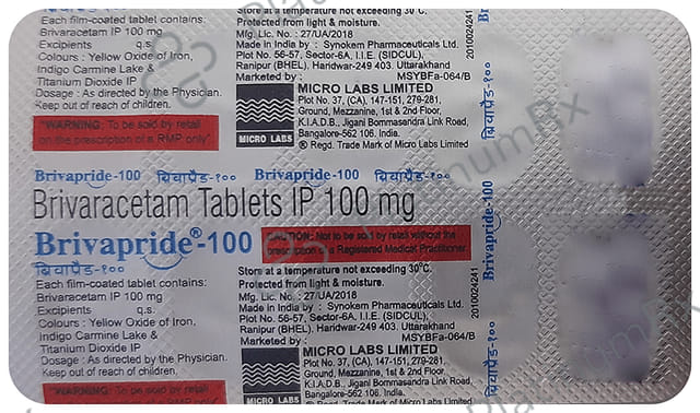 Brivapride 100mg Tablet 10s
