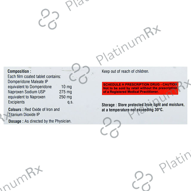 Macprox DP 250/10mg Tablet 10s
