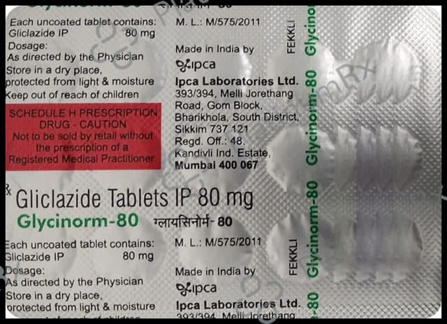 Glycinorm 80mg Tablet 15s