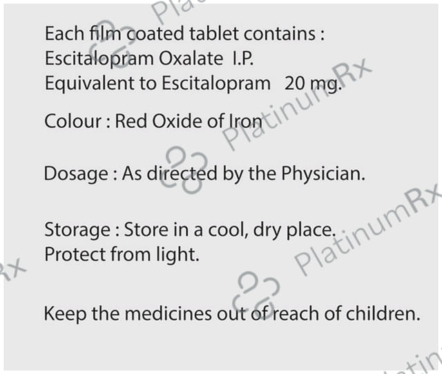 S Citlop 20mg Tablet