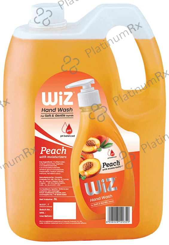 Wiz pH Balanced Hand Wash Refill Pack (5L Each) Peach