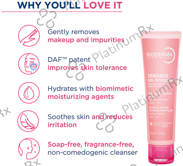Bioderma Sensibio Gel 45ml