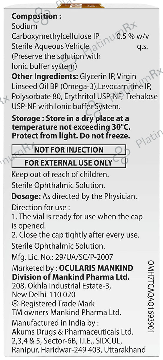 Lubistar Omega Eye Drops 10ml