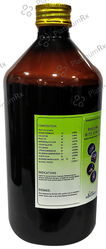 LDD Bioscience Rheuma Rite Syrup 450 ml