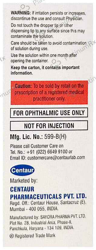 Ocurest New Sterile Eye Drop 10ml