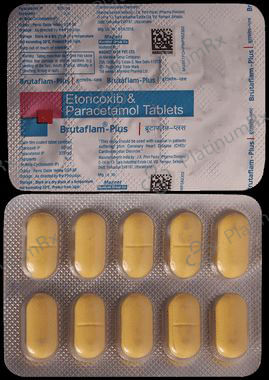 Brutaflam Plus 60/325mg Tablet 10s