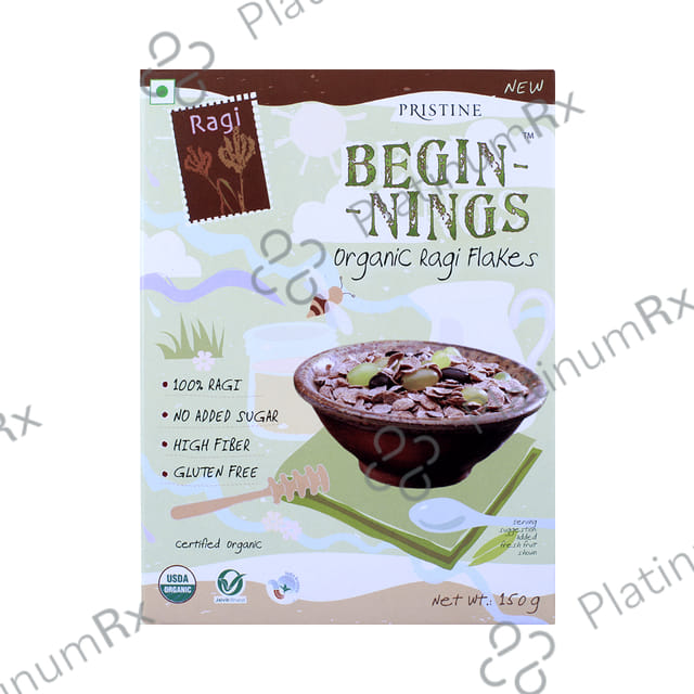 Pristine Beginnings Organic Ragi Flakes 150 gm