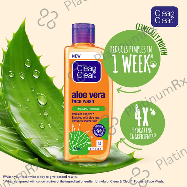 Clean & Clear Aloe Vera Face Wash 150ml