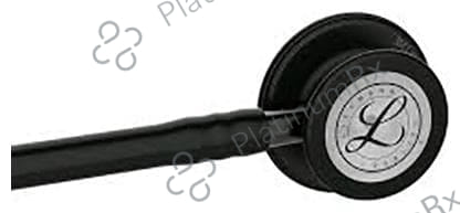 3M Littmann Classic III Stethoscope, Black Edition Chestpiece, Black Tube, 27 inch, 5803