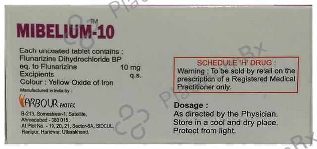 Mibelium 10mg Tablet