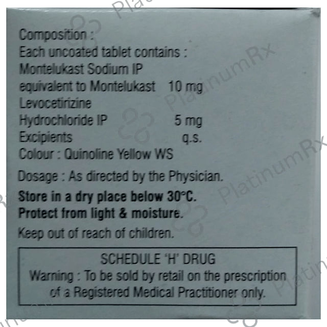 Nukast 5/10mg Tablet 10s