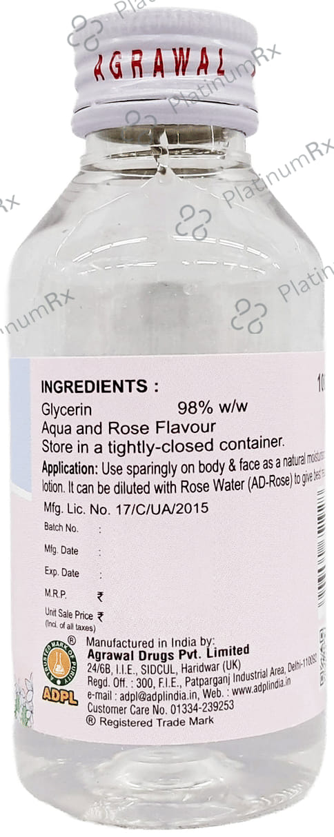 Eleesa Geesol Glycerin Aqua and Rose