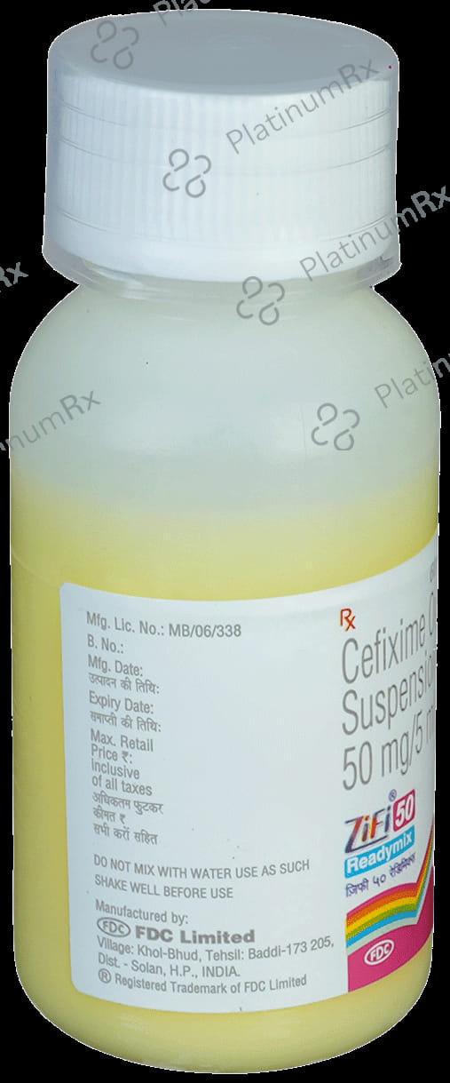 Zifi 50 Readymix Suspension 60ml